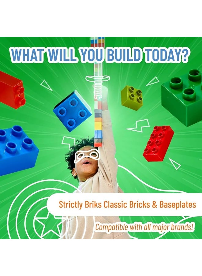 Strictly Briks Toy Building Block - Classic Baseplates 10