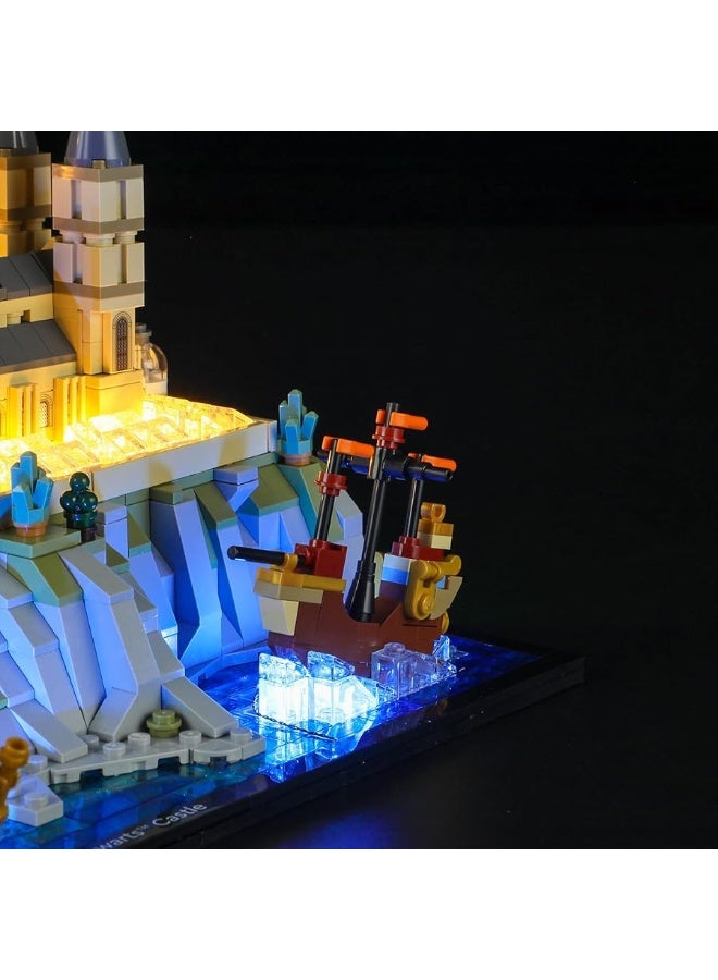 BRIKSMAX Led Lighting Kit for LEGO-76419 Hogwarts Castle and Grounds - Compatible with Lego Harry Potter Building Set- Not Include Lego Set