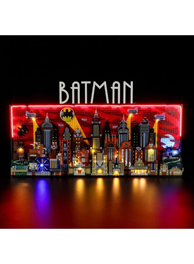 BRIKSMAX Light Kit for Lego-76271 The Animated Series Gotham City - Compatible with Lego Batman Building Set- Not Include Lego Set