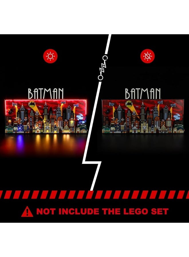 BRIKSMAX Light Kit for Lego-76271 The Animated Series Gotham City - Compatible with Lego Batman Building Set- Not Include Lego Set