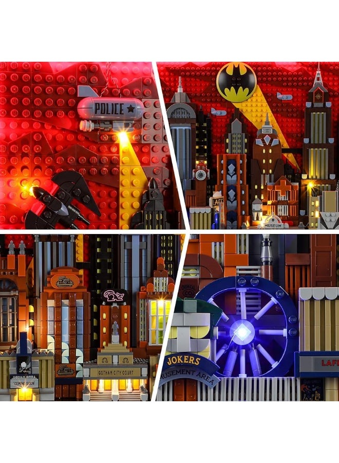 BRIKSMAX Light Kit for Lego-76271 The Animated Series Gotham City - Compatible with Lego Batman Building Set- Not Include Lego Set