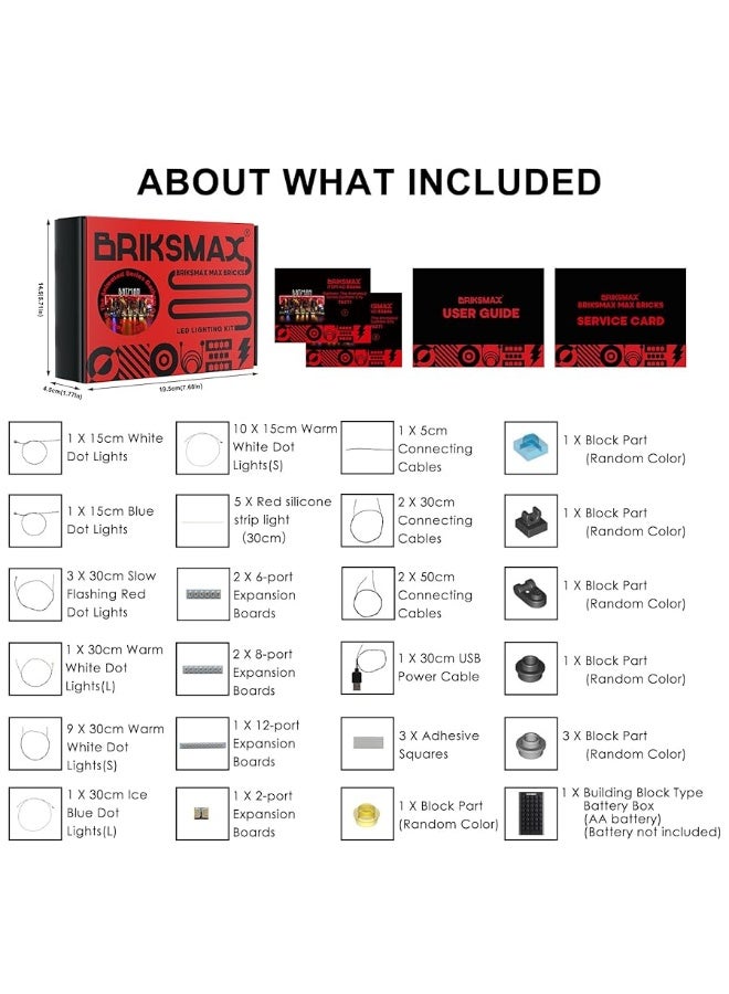 BRIKSMAX Light Kit for Lego-76271 The Animated Series Gotham City - Compatible with Lego Batman Building Set- Not Include Lego Set