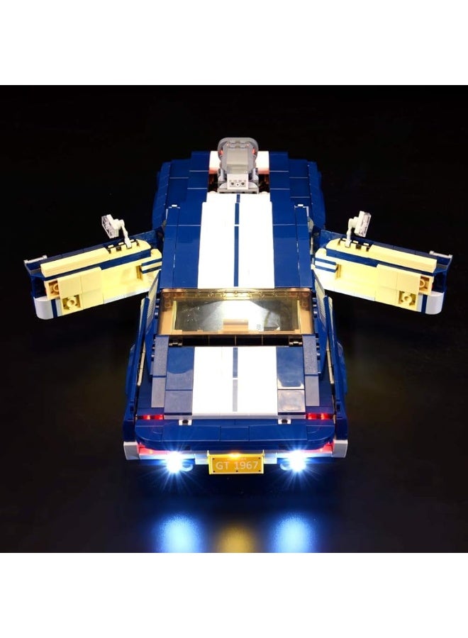 BRIKSMAX Led Lighting Kit for Ford Mustang-Compatible with Lego 10265 Building Blocks Model- Not Include The Lego Set