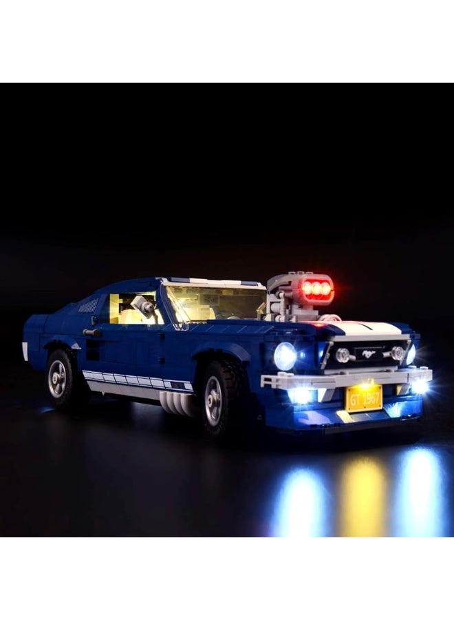 BRIKSMAX Led Lighting Kit for Ford Mustang-Compatible with Lego 10265 Building Blocks Model- Not Include The Lego Set