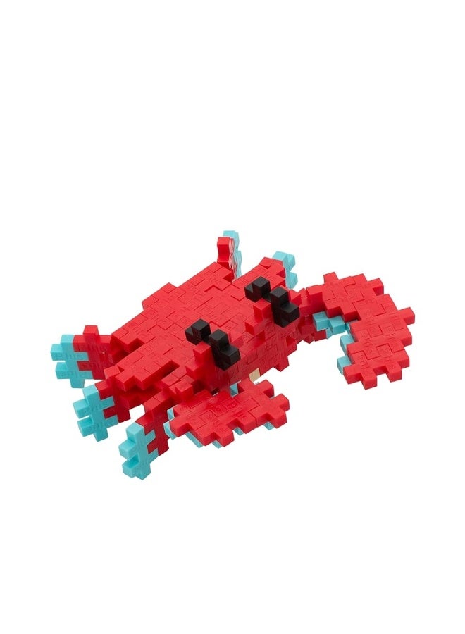 PLUS PLUS  Crab  70 Piece Construction Building StemSteam Toy Interlocking Mini Puzzle Blocks for Kids Mini Maker Tube