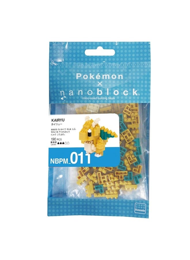 nanoblock - Dragonite [PokÃ©mon], PokÃ©mon Series Building Kit