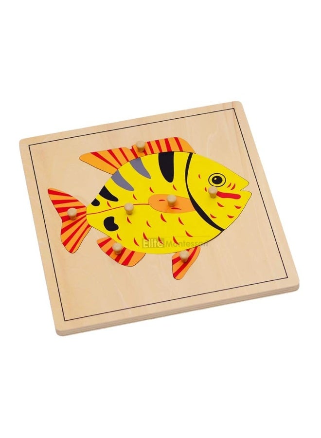 Elite Montessori Fish Puzzle Preschool Learning Material