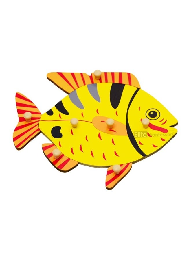 Elite Montessori Fish Puzzle Preschool Learning Material