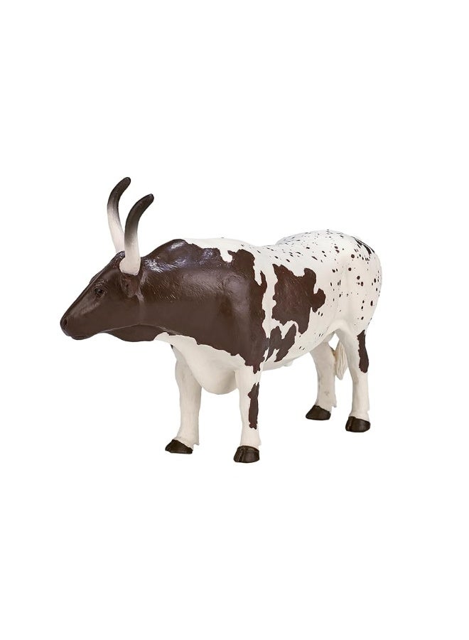 MOJO Texas Longhorn Bull Realistic Farm Animal Toy Replica hand painted figurine