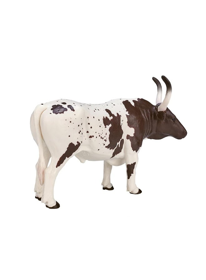 MOJO Texas Longhorn Bull Realistic Farm Animal Toy Replica hand painted figurine