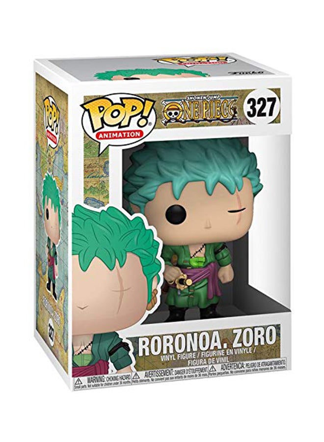 Unique Design Animation One Piece Roronoa Zoro Collectible Figure For Kids 6.35x6.35x9.53cm