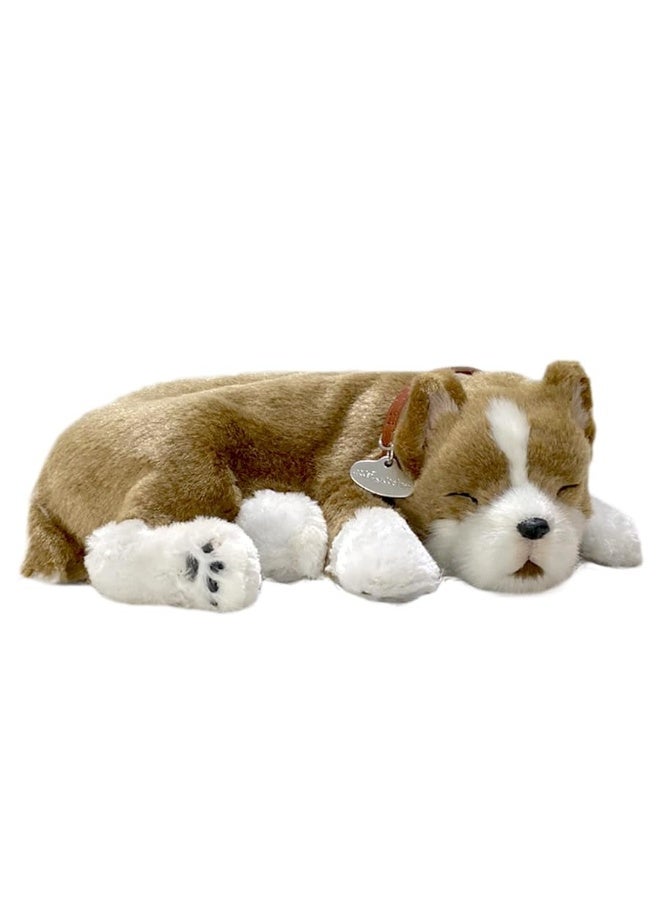 Original Petzzz Pit Bull Realistic, Lifelike Stuffed Interactive Pet Toy, Companion Pet Dog with 100% Handcrafted Synthetic Fur
