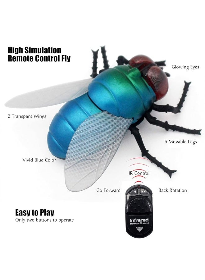 Tipmant RC Fly Remote Control Mosca Toy Realistic Electronic Animal Fake Insect Car Vehicle Kids Birthday Gifts