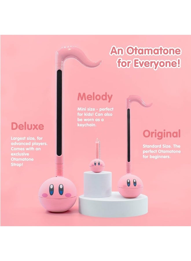 Otamatone Kirby Pink Star Hero Japanese Electronic Musical Instrument Portable Music Synthesizer from Japan by Maywa Denki Studio Award Winning, Educational Fun Gift Game Character Pink Hero