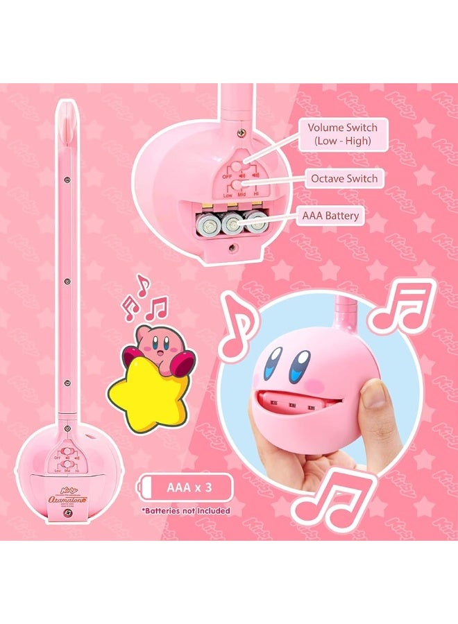 Otamatone Kirby Pink Star Hero Japanese Electronic Musical Instrument Portable Music Synthesizer from Japan by Maywa Denki Studio Award Winning, Educational Fun Gift Game Character Pink Hero