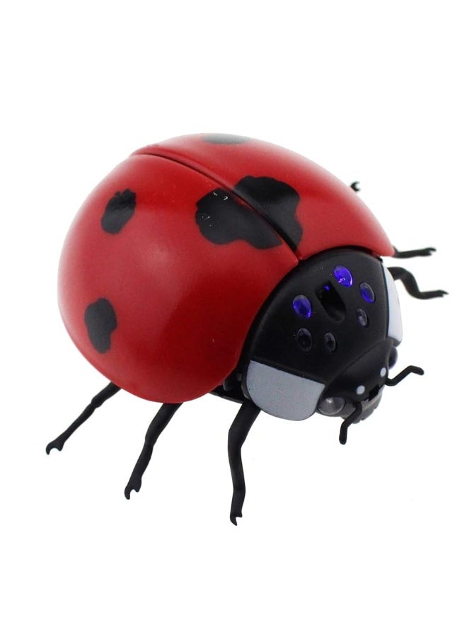 Tipmant Kids RC Ladybird Animal Toy Remote Control Car Vehicle Electric Fake Insect Prank Toys for Christmas Halloween