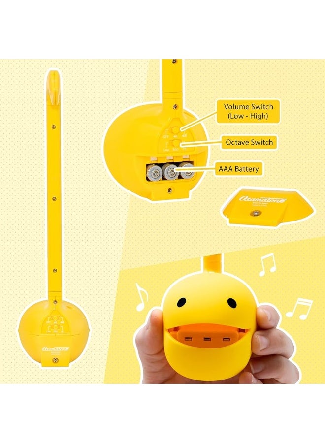 Otamatone Classic [English Edition] Yellow Japanese Electronic Musical Instrument Portable Synthesizer from Japan Maywa Denki for Children and Adults Gift