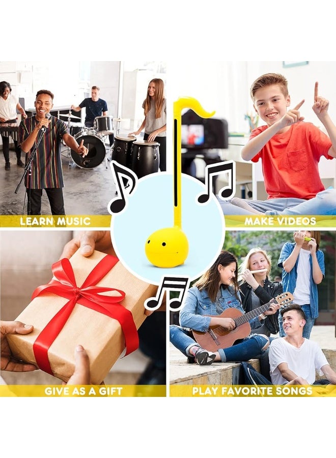 Otamatone Classic [English Edition] Yellow Japanese Electronic Musical Instrument Portable Synthesizer from Japan Maywa Denki for Children and Adults Gift