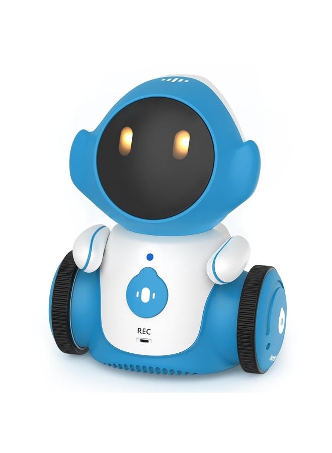 GILOBABY Robot Toys, Rechargeable Smart Talking Robots for Kids, Intelligent Robot with Voice Controlled Touch Sensor, Singing, Dancing, Recording, Repeat, Birthday Gifts for Boys Ages 6+ Years (Blue)