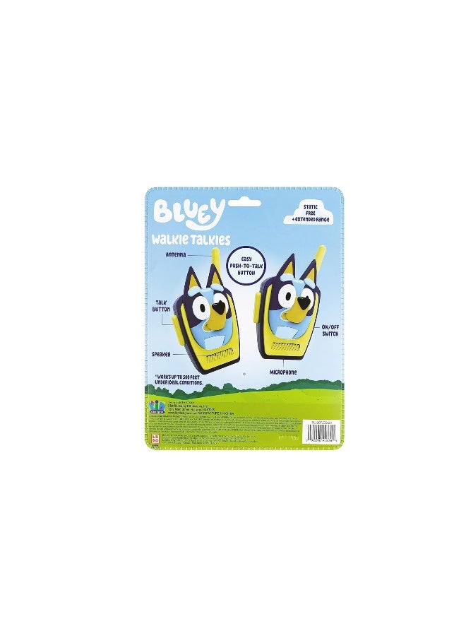 ekids Bluey Toy Walkie Talkies for Kids, Indoor and Outdoor Toys for Kids and Fans of Bluey Toys for Toddlers