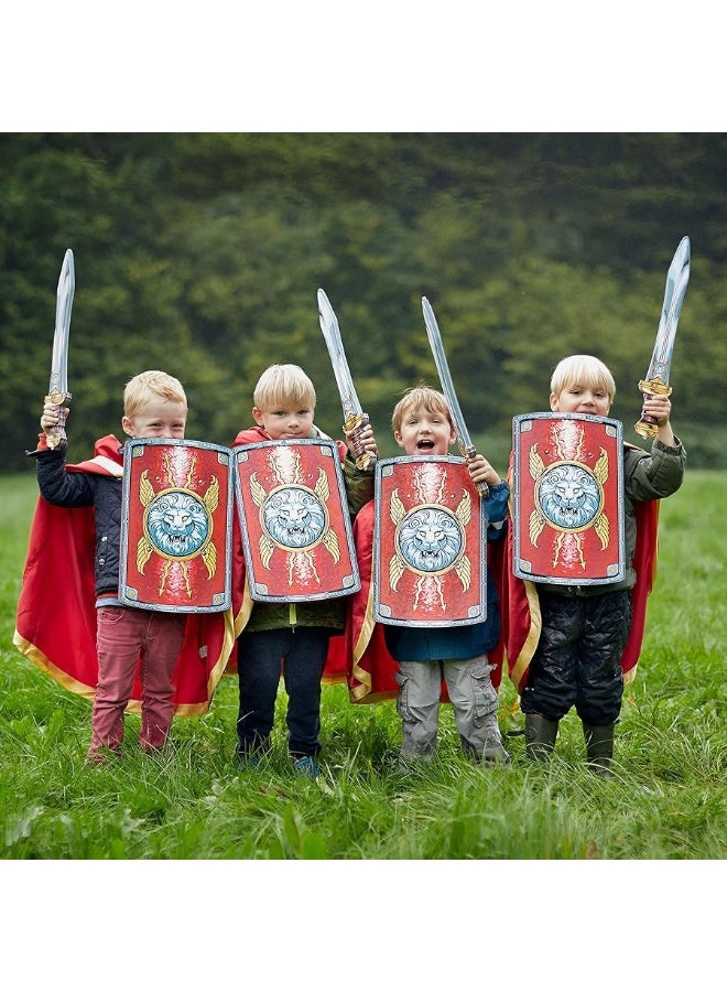 Liontouch Roman Legionary Gladius Sword & Scutum Shield | Historical Toy Set for Children's Pretend Soldier Play in Ancient Rome | Safe Weapons & Accessories for Kids' Dress Up & Gladiator Costumes