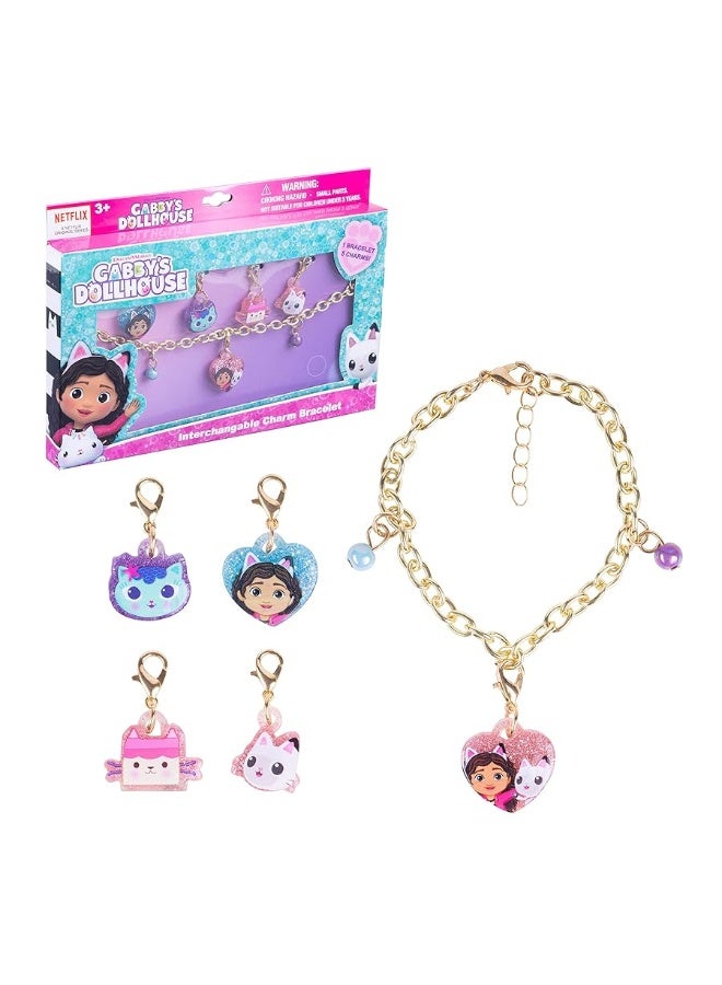 LUV HER Girls Add A Charm Toy Bracelet and Costume Jewelry Box Set - Ages 3+