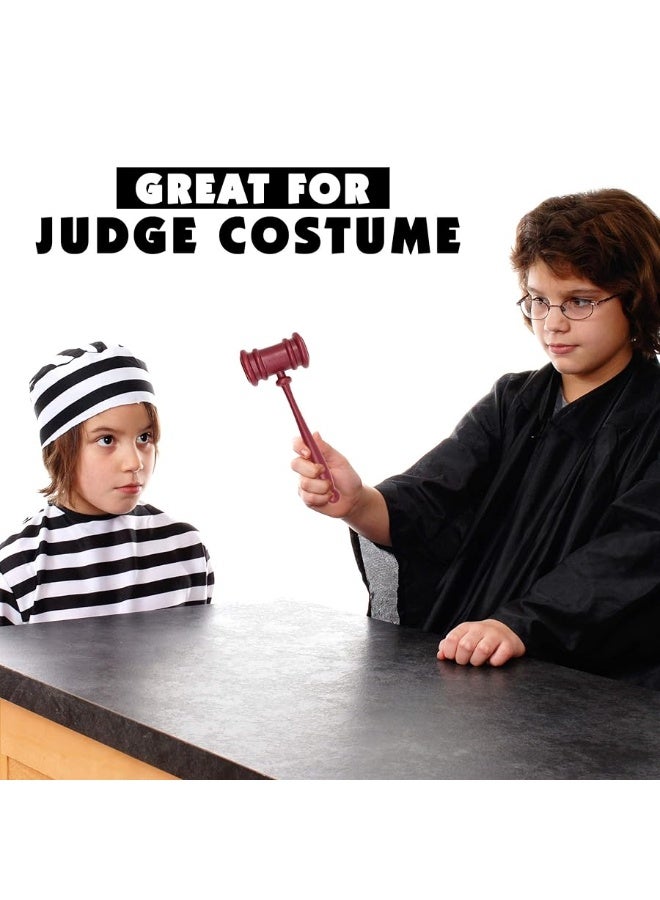 Skeleteen Judge Gavel Costume Accessory - Justice Costume Accessories Props for Courtroom - 1 Piece