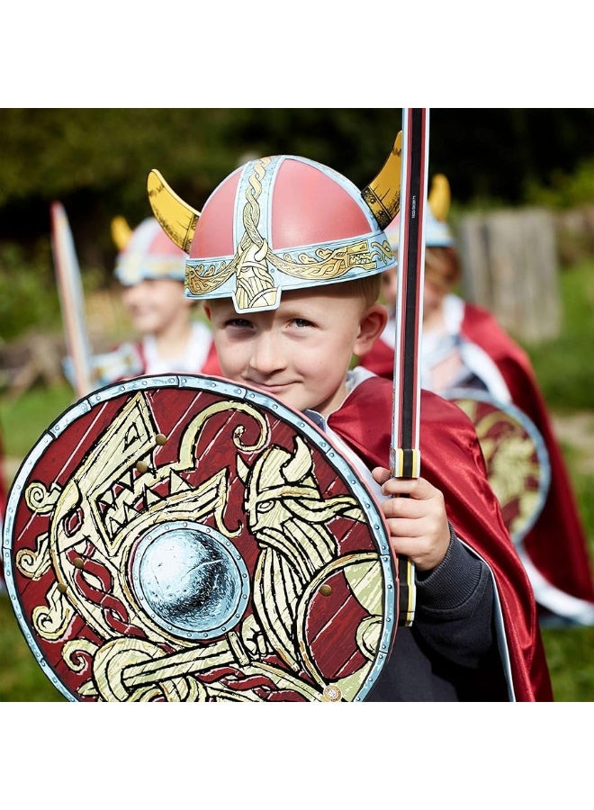 Liontouch Viking Toy Sword & Shield for Kids | Chief Haraldâ€™s Medieval Play Set in Foam for Childrenâ€™s Pretend Play with Norse Theme | Safe Weapons & Battle Armor for Dress Up & Costumes