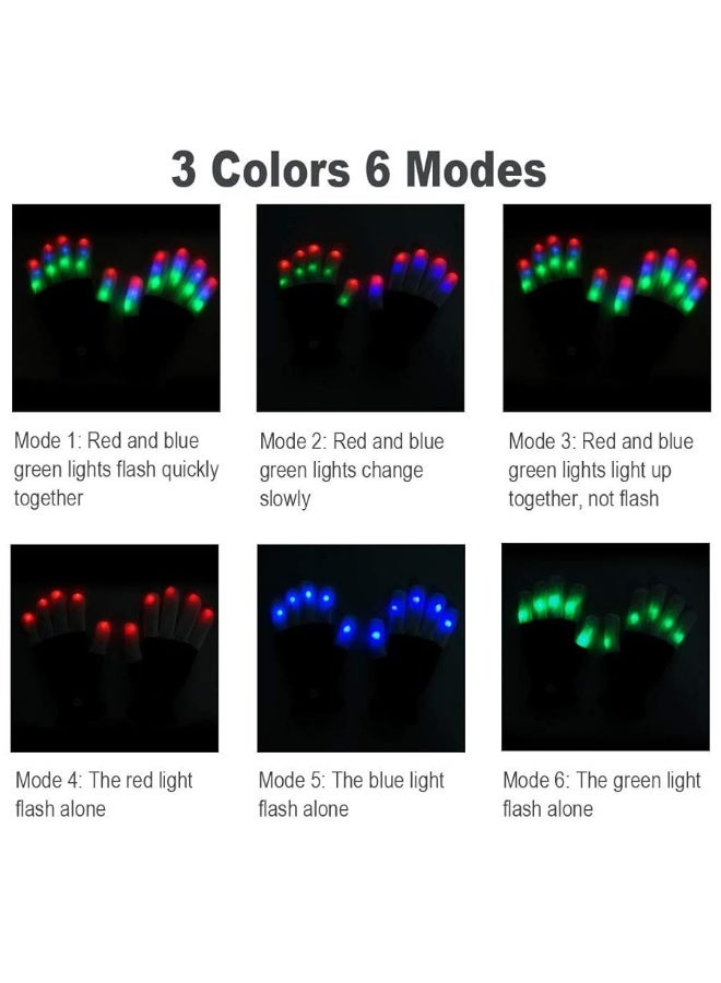 Luwint Kids Light Up Gloves, Cool Fun Autistic Toys for Boys Girls 3 4 5 6 7 8 9 10 11 12 Years