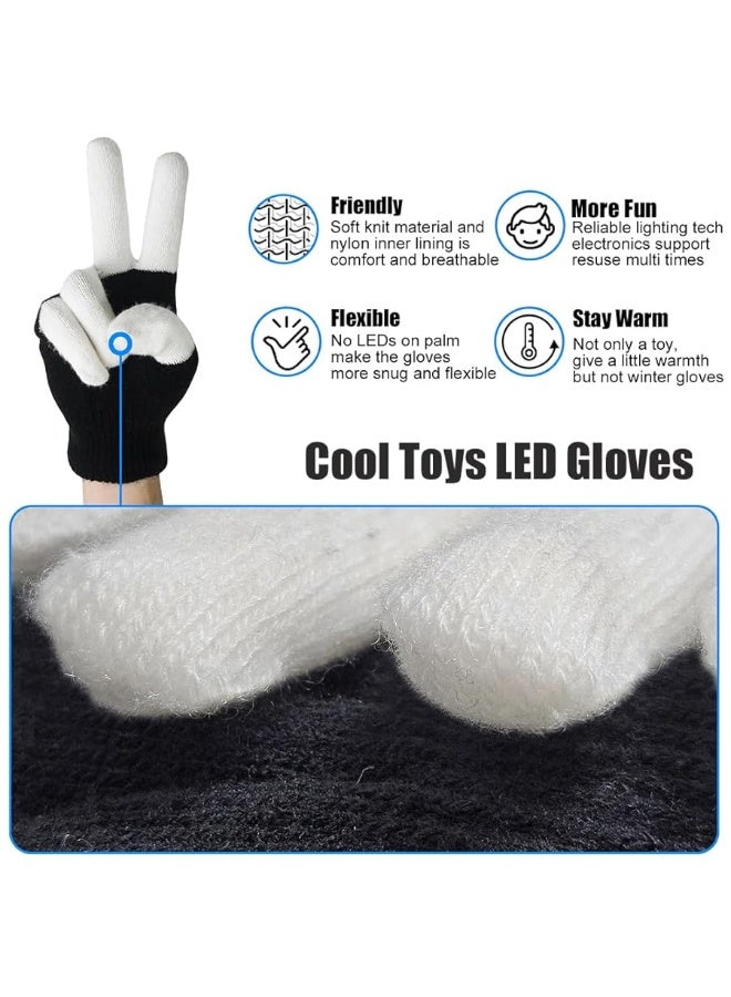 Luwint Kids Light Up Gloves, Cool Fun Autistic Toys for Boys Girls 3 4 5 6 7 8 9 10 11 12 Years