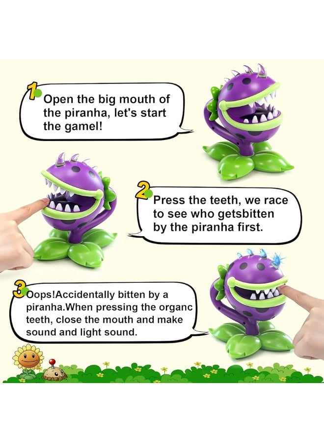 Maikerry Plants and Zombies bite Finger and Teeth Extraction Game Big Mouth Chomper Model ParentChild Game vs ToysGreat Gifts for Kids and FansChristmasBirthday and Party