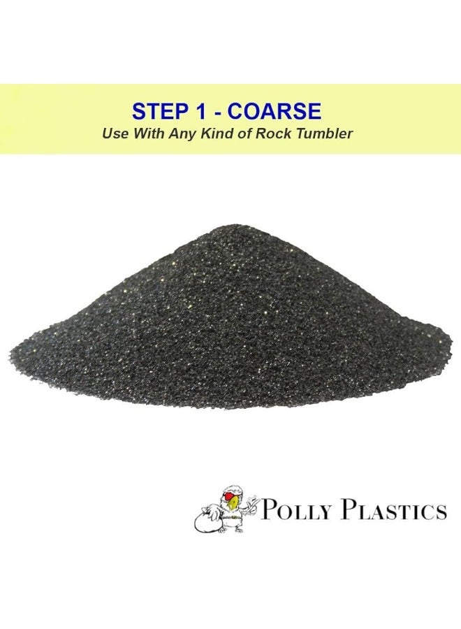 Polly Plastics Rock Tumbler Tumbling Media Grit Kit & Plastic Filler Pellets