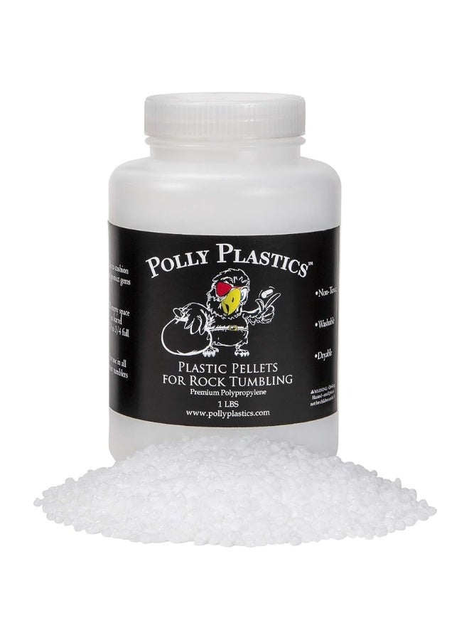 Polly Plastics Rock Tumbler Tumbling Media Grit Kit & Plastic Filler Pellets