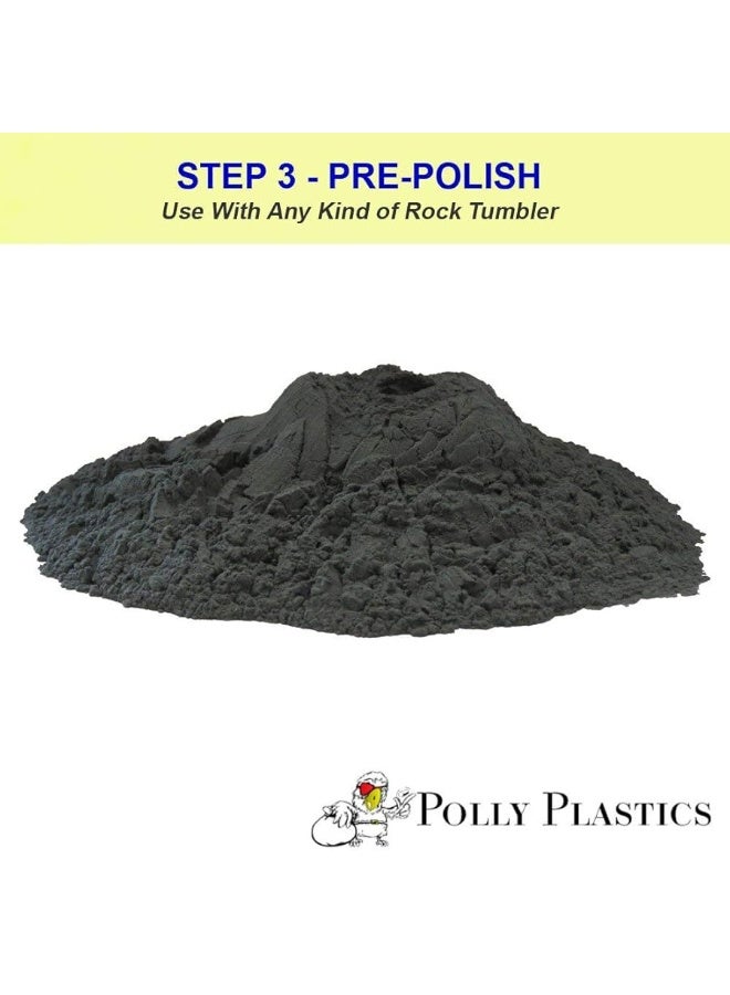 Polly Plastics Rock Tumbler Tumbling Media Grit Kit & Plastic Filler Pellets