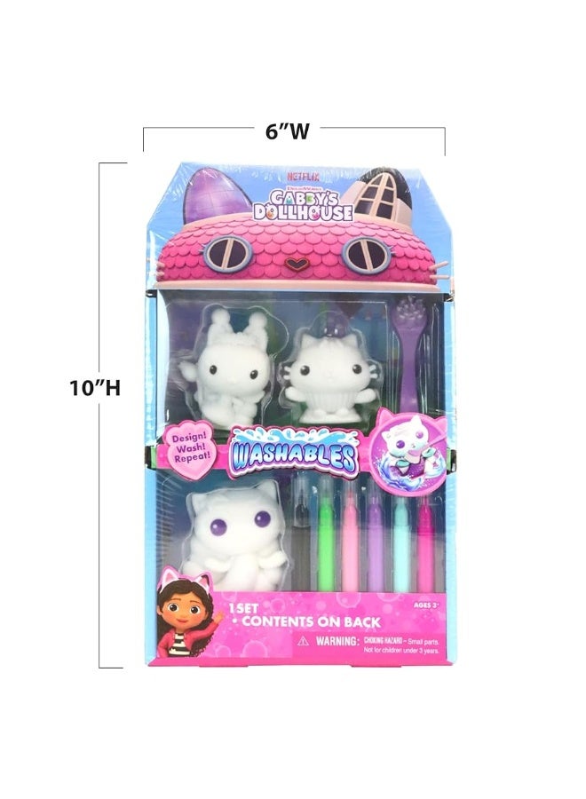 Tara Toys DreamWorks Gabby's Dollhouse Washables, Dogs, Kids Toys, Gift for Boys & Girls, Ages 3+