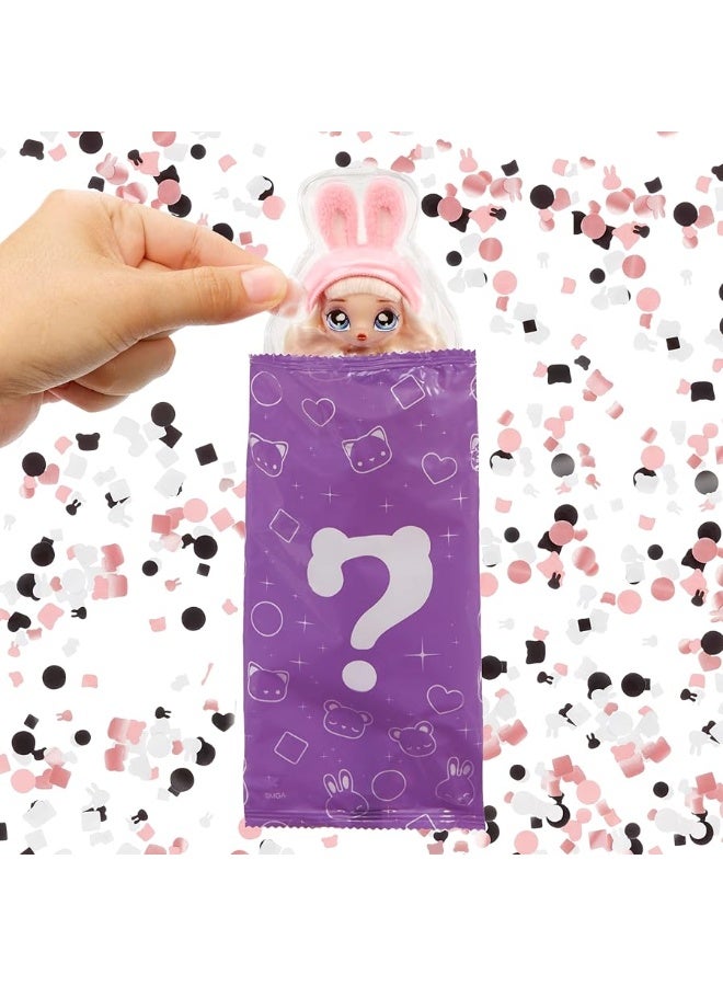 Na Na Na Surprise Minis Series 3 Fashion Doll  Mystery Packaging with Confetti Surprise Includes 4 Small Doll Outfit Shoes Poseable Great Toy Gift for Kids Girls Boys Ages 4 5 6 7 8 Years