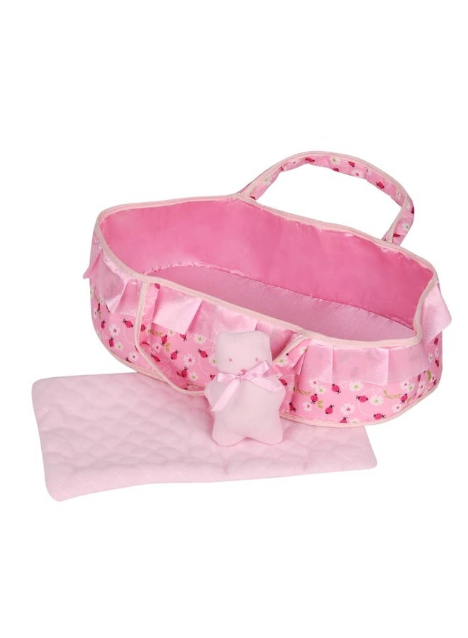 Baby Doll Cradle Bassinet for 9-10-11-12 Inch Doll ï¼ŒPortable Doll Carrier Bagï¼ŒPortable Doll Bed