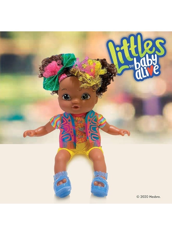 Baby Alive Littles Fantasy Styles Squad Doll, Little Marlowe, Rock Star Accessories, Curly Black Hair Toy for Kids Ages 3 Years and Up (Amazon Exclusive)