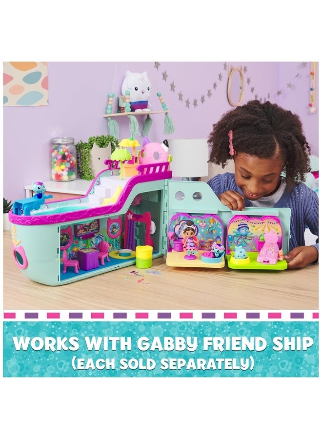 Gabbyâ€™s Dollhouse, MerCatâ€™s Spa Room Playset, with MerCat Toy Figure, Surprise Toys and Dollhouse Furniture, Kids Toys for Girls & Boys 3+