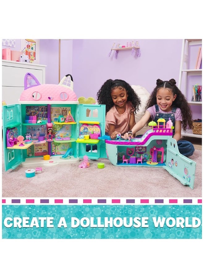 Gabbyâ€™s Dollhouse, MerCatâ€™s Spa Room Playset, with MerCat Toy Figure, Surprise Toys and Dollhouse Furniture, Kids Toys for Girls & Boys 3+