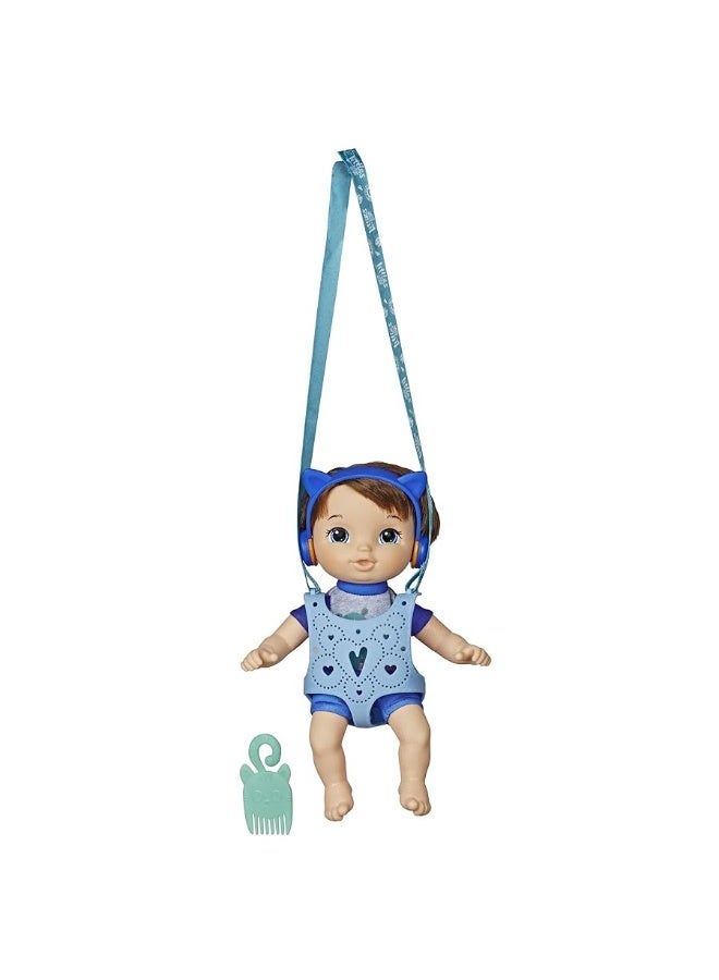 Baby Alive Littles, Carry â€˜N Go Squad, Little Matteo Brown Hair Boy Doll, Carrier, Accessories, Toy for Kids Ages 3 Years & Up