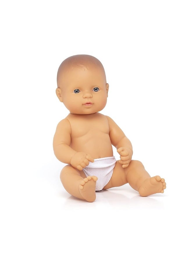 Miniland Doll 12 58 Caucasian Boy Polybag  Made in Spain Anatomically Correct Quality Inclusion