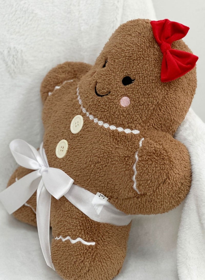 New Gingerbread Man Pillow Plush Doll