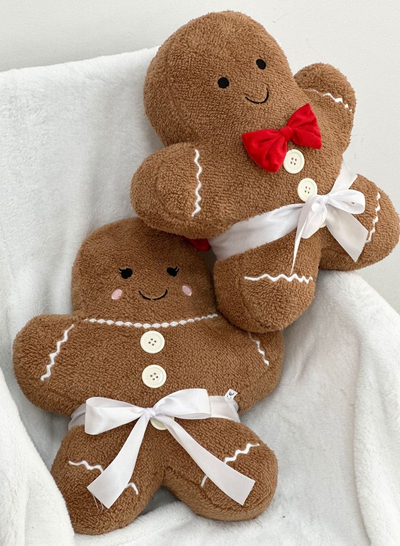 New Gingerbread Man Pillow Plush Doll