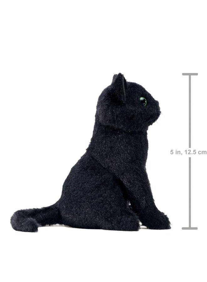 Folkmanis Mini Black Cat Finger Puppet