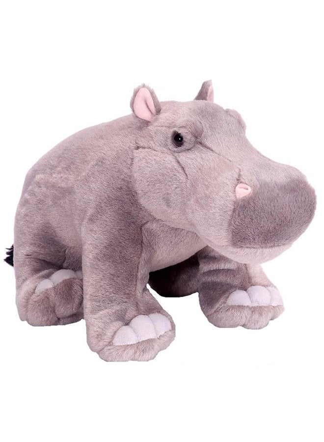 Wild Republic Hippo Plush, Stuffed Animal, Plush Toy, Gifts for Kids, Cuddlekins 12 Inches,Multi