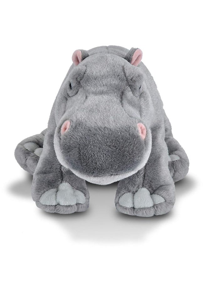 Wild Republic Hippo Plush, Stuffed Animal, Plush Toy, Gifts for Kids, Cuddlekins 12 Inches,Multi