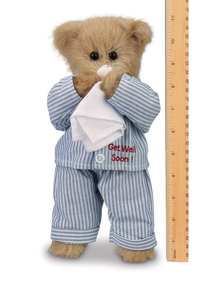 Bearington Illie Willie Plush Stuffed Animal Get Well Soon Teddy Bear, 10 inches