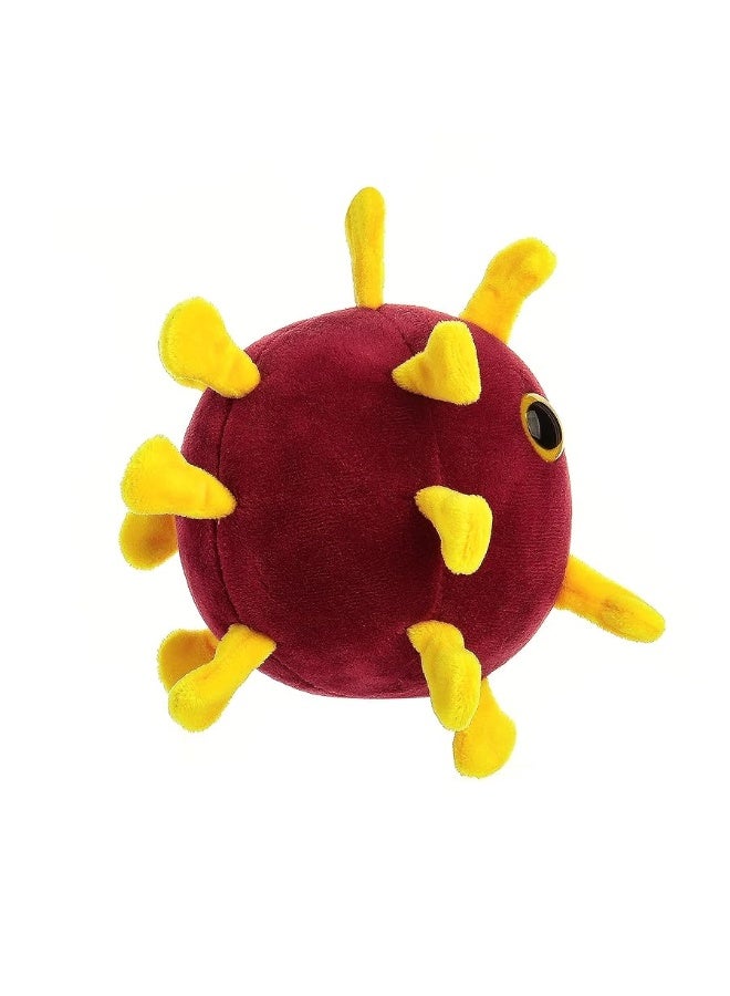 GIANTmicrobes COVID-19 Plush- Soft Plush Features The Signature Spike Proteins of The Virus, Great Gift for Scientists, Educators and Healthcare Workers, Includes a Card with Factual Information