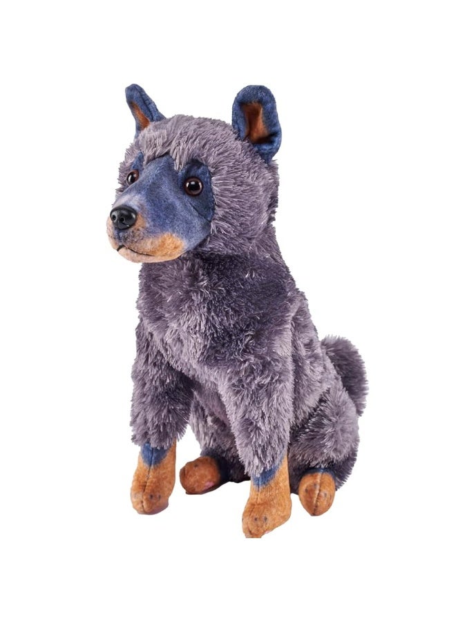 Wild Republic Rescue Dog, Cattle Dog, Stuffed Animal, with Sound, 5.5 inches, Gift for Kids, Plush Toy, Fill is Spun Recycled Water Bottles